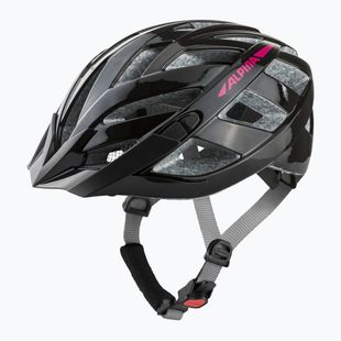 Kerékpáros sisak Alpina Panoma 3.0 black/pink gloss