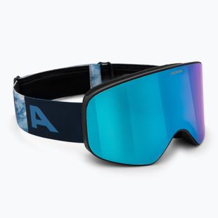Gyerek síszemüveg Alpina Fernie Q-Lite black/blue matt