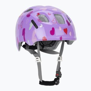 Gyerek kerékpáros sisak Alpina Ximo 2 Jr purple hearts gloss