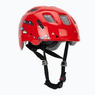 Gyerek kerékpáros sisak Alpina Ximo 2 Jr red smile gloss