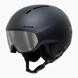 Sísisak Alpina Vizzard QV MIPS midnight grey matt