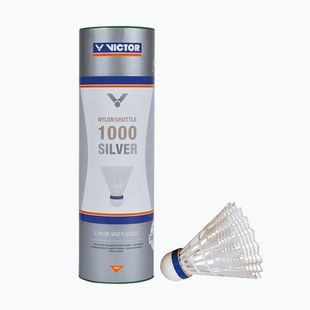 Tollaslabdák VICTOR Nylonshuttle 1000 6pcs white