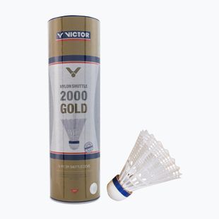 VICTOR Nylon Shuttle 2000 tollaslabdakocka 6 db fehér 100919