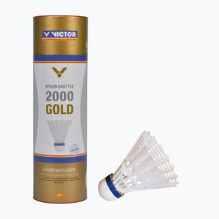 VICTOR Nylon Shuttle 2000 tollaslabdakocka 6 db fehér 100919