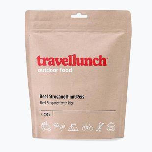 Travellunch fagyasztva szárított élelmiszer Stroganof marhahússal és rizzsel 250 g