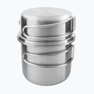 Tatonka Fogantyús bögre 500 ml-es acél utazási készlet