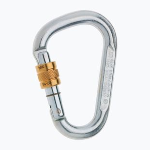 Mászókarabiner EDELRID Steel HMS Screw silver