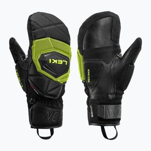 Férfi síkesztyűk LEKI WCR Coach 3D Mitt black/ice lemon