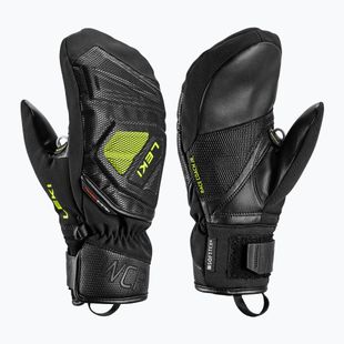 Gyerek síkesztyű LEKI WCR C-Tech 3D Junior Mitt black/ice lemon
