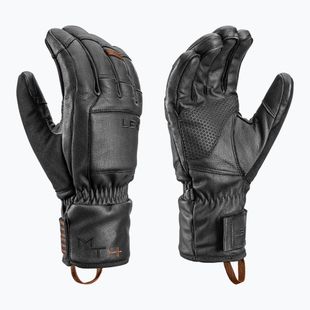 Férfi síkesztyűk LEKI Montera Prime black/dark brown