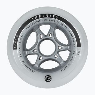 Powerslide Infinity II görkorcsolya kerekek 4 darabos csomag 4 db fehér 905224