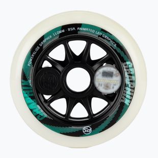 Powerslide Graphix Bal oldali görkorcsolya kerekek fehér 905344