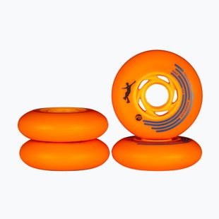 Görkorcsolya kerekek Powerslide King of Slides 4 pcs 76 mm/90A orange/orange