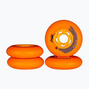 Görkorcsolya kerekek Powerslide King of Slides 4 pcs. 80 mm/90A orange/orange
