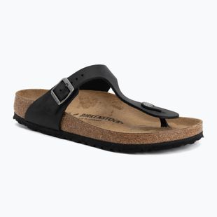 Papucsok BIRKENSTOCK Gizeh Oiled Leather black