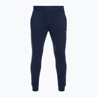 Férfi Capelli Basics Adult Tapered French Terry focinadrág navy/fehér