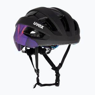 Kerékpáros sisak UVEX Rise Pro MIPS black/galaxy matt