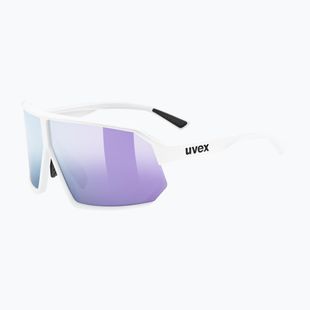 Napszemüveg UVEX Sportstyle 237 white matt/mirror lavender