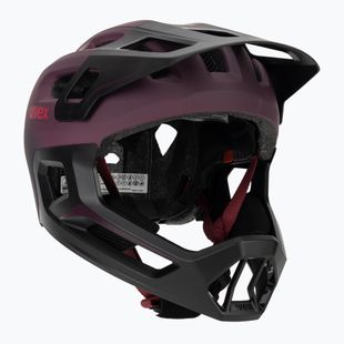 Gyermek kerékpáros sisak UVEX React Fullface Jr cranberry matt