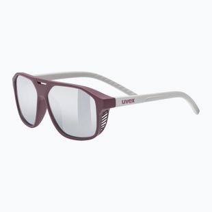 Gyerek napszemüveg UVEX Cosmic Jr cranberry/grey matt/mirror silver