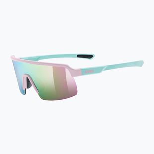 Gyerek napszemüveg UVEX Dyrt Jr pink/green matt/mirror pink
