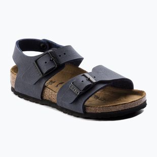Gyerek szandálok BIRKENSTOCK New York Birkibuc Narrow navy