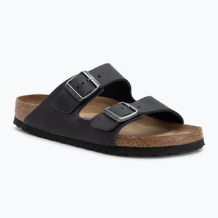 BIRKENSTOCK Arizona LEOI keskeny fekete flip-flopok