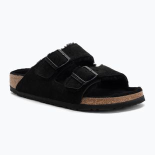 BIRKENSTOCK Arizona Shearling SL Narrow flip-flopok fekete