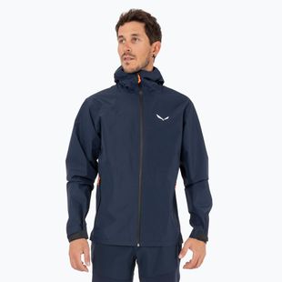Férfi esőkabát Salewa Puez Aqua 4 PTX 2.5L navy blazer/0910