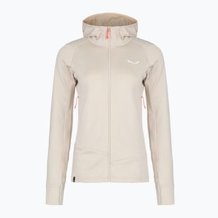 Női trekking pulóver Salewa Puez PL Hooded oatmeal