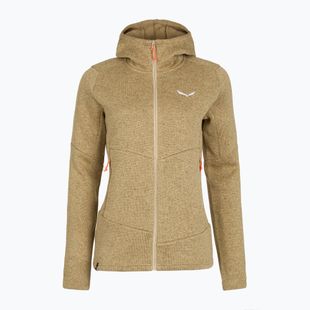Női trekking pulóver Salewa Puez Rocca Polarlite Hood quicksand