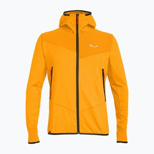 Salewa Agner Hybrid PL/DST FZ Hoody turmeric melange/0910 férfi trekking pulóver