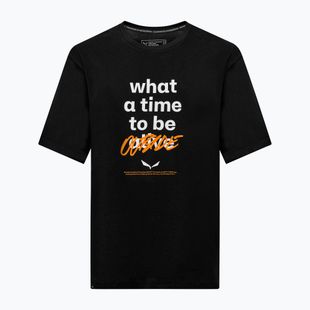 Férfi Salewa Eagle Outside Loose fekete out póló