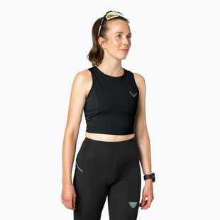 DYNAFIT női futópóló Trail Crop Top fekete out