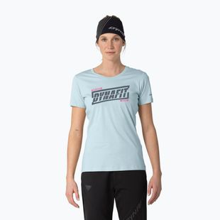 Női póló DYNAFIT Graphic Co cloud blue/tabloid