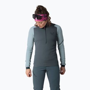 Női skitúra pulóver DYNAFIT Blacklight Thermal 1/2 Zip cloud blue