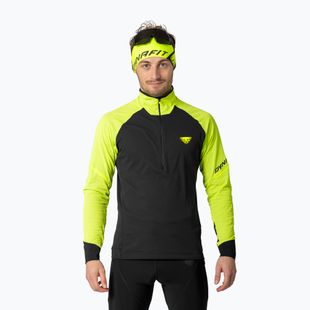 Férfi futó pulóver DYNAFIT Alpine 1/2 Zip Tee ultra yellow/0910