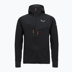 Férfi túra pulóver Salewa Agner PL Hooded black out