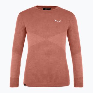 Gyerek termoaktív pulóver Salewa Zebru Med Warm AMR etruscan red