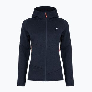 Férfi túrapulóver Salewa Puez Rocca Polarlite Hood navy blazer