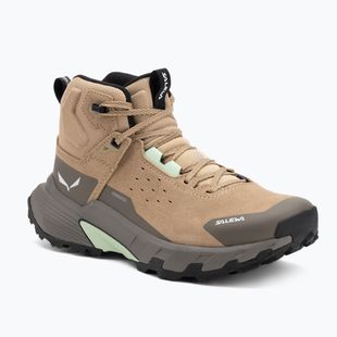 Női túracipő Salewa Pedroc 2 Leather Mid PTX quicksand/bungee cord