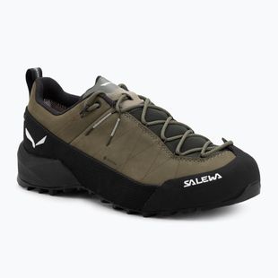 Férfi approach cipő Salewa Wildfire Leather 2 GTX faded green/black
