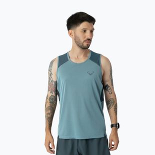 Férfi futópóló DYNAFIT Sky Tank smoke blue