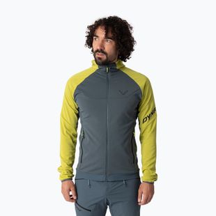 Férfi túrafelső DYNAFIT Transalper Thermal Hoody golden lime/0720
