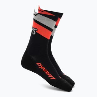 Zokni DYNAFIT Ultra Crew black out ultra coral/6A10