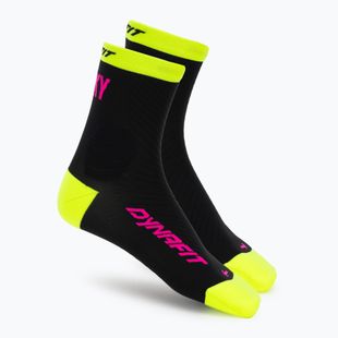 Zokni DYNAFIT Trail Mid black out ultra yellow/5A30