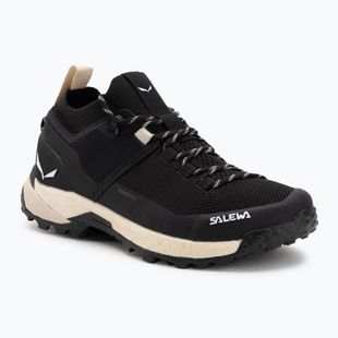 Női túracipő Salewa Puez 2 Knit Powertex black/black