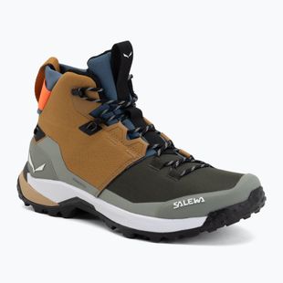 Férfi túrabakancs Salewa Puez 2 Mid Ptx golden brown/shadow