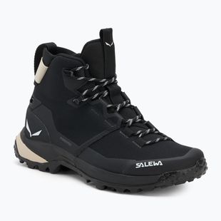 Női túrabakancs Salewa Puez 2 Mid Ptx fekete/fekete