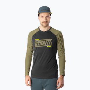 Férfi futó hosszú ujjú póló DYNAFIT 24/7 military green/0910